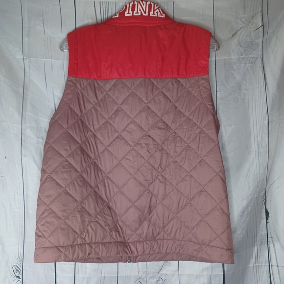 Victoria's Secret Pink Full Zip Quilted Vest - Picture 8 of 13